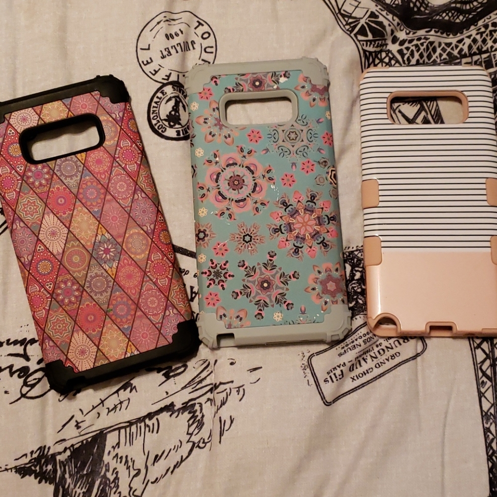 Samsung Galaxy Note 8 phone cases (sold)